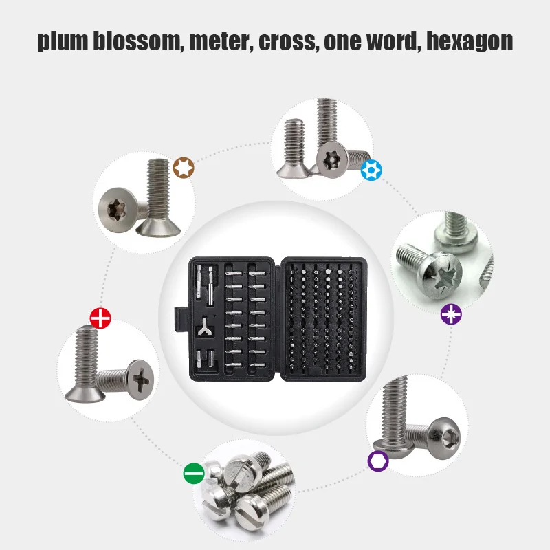 Набор отверток с шестигранной ручкой 100 шт. набор измерителем цветения сливы