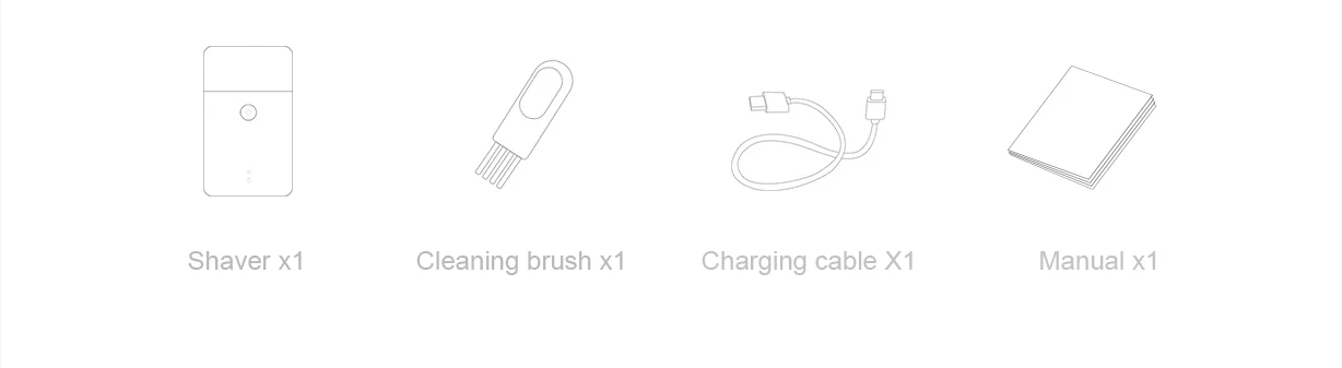 Новинка, Xiaomi Mijia, электрическая бритва, 2 лезвия, бритва, USB, перезаряжаемая, умная, мини, для влажного бритья, моющаяся, триммер для бороды, мужская, для путешествий