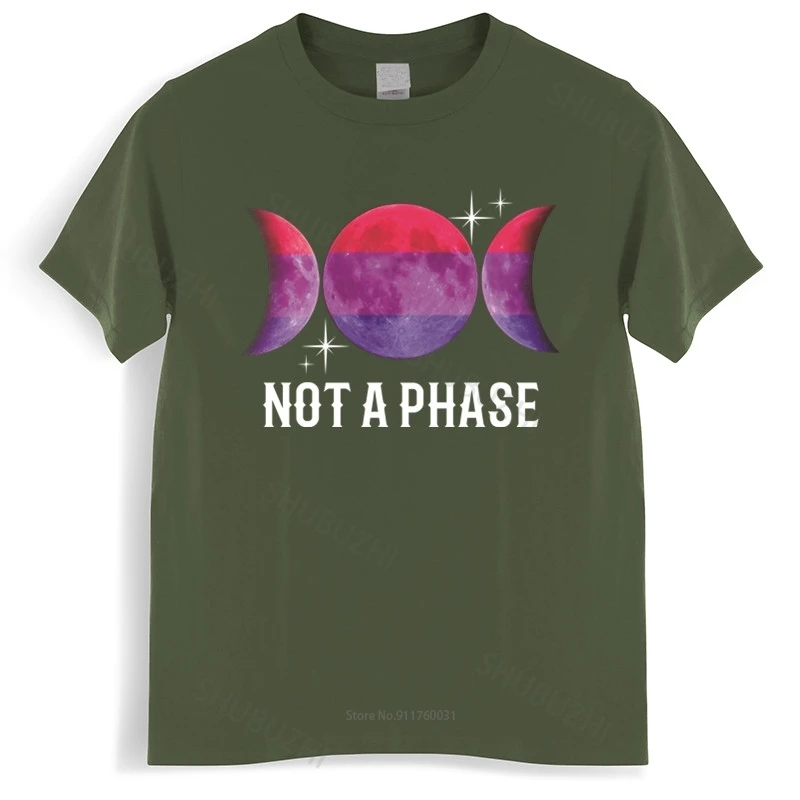 Мужская футболка летняя черная Not A Phase бисексуальный флаг для ЛГБТ Би гей-Прайд