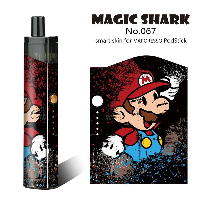 Maigc Акула лист Бэтмен Месси Роналду Марио наклейка &quotДжокер&quot чехол для Pod Stick