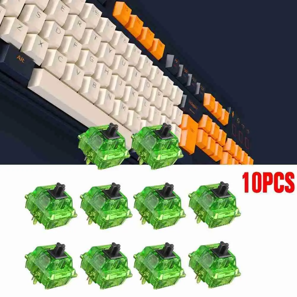 

For EQUALZ Kiwi Switches For Mechanical Keyboard Tactile Axis 5 Pins Translucent Customize DIY Gaming Mechanical Keyboard Shaft