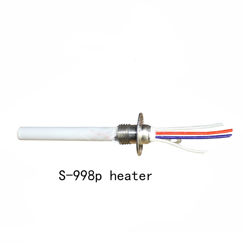 S - 998 p heater 110 В/220 В Распайка пистолет 1,2 мм/1,5 мм/2 мм сопло Электрический вакуумный двойной насос припоя присоски Демонтажные железные машины S-998P - Цвет: S - 998 p heater