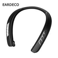 eardeco 1500mah battery bluetooth headphones wireless headphones bass earphone neckband stereo sport headset with mic tf card