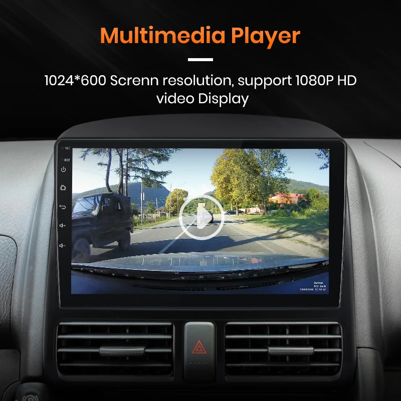 AWESAFE AI Voice 2 din Android авто радио для Honda CR-V CRV 2001 - 2006 автомобильное мультимедиа GPS трек