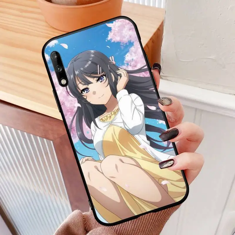 

Mai Sakurajima anime girl Phone Case For Samsung A01 02 10 12 30s 31 32 50s 71 Cover Fundas Coque