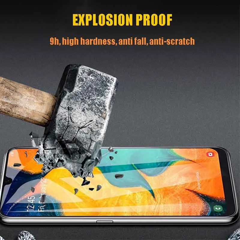 Phone Case Tempered Glass for Samsung A50 A70 A40 A30 A10 Screen Protector on Galaxy A 70 50 40 30 10 Protective Film 9d | Мобильные