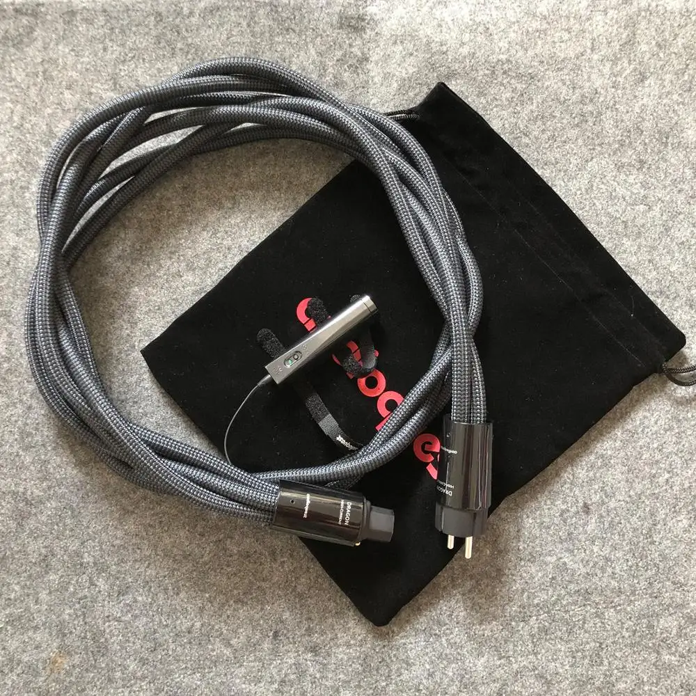 3 полюсный кабель питания переменного тока Dragon с высоким током низким