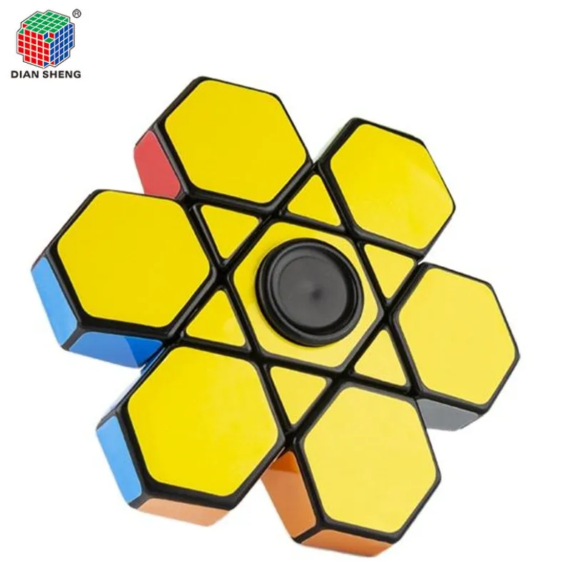 Новый оригинальный DianSheng кубик Спиннер 1x3x 3 скорости волшебный пазл на кончик