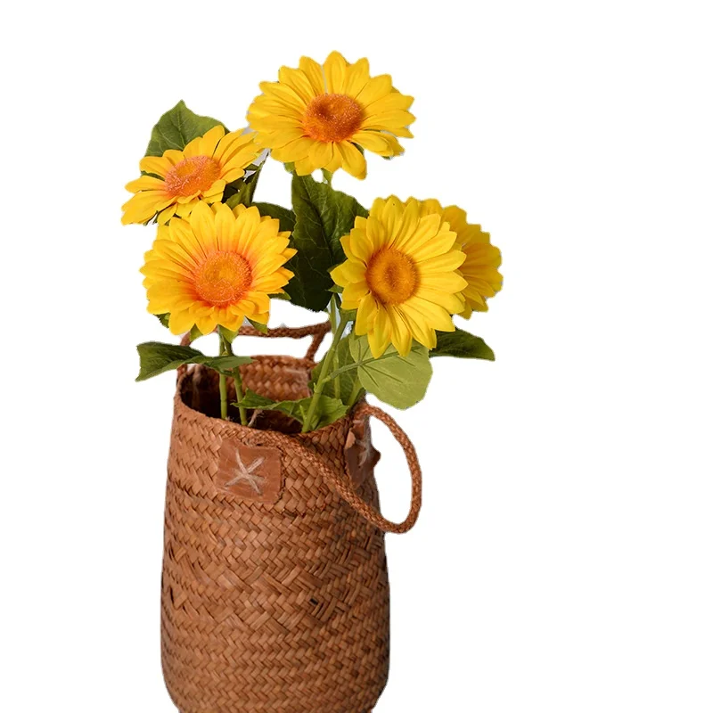 

Artificial Flower Single Sunflower Home Hotel Living Room Wedding Celebration Decoration SUNFLOWER Decoration
