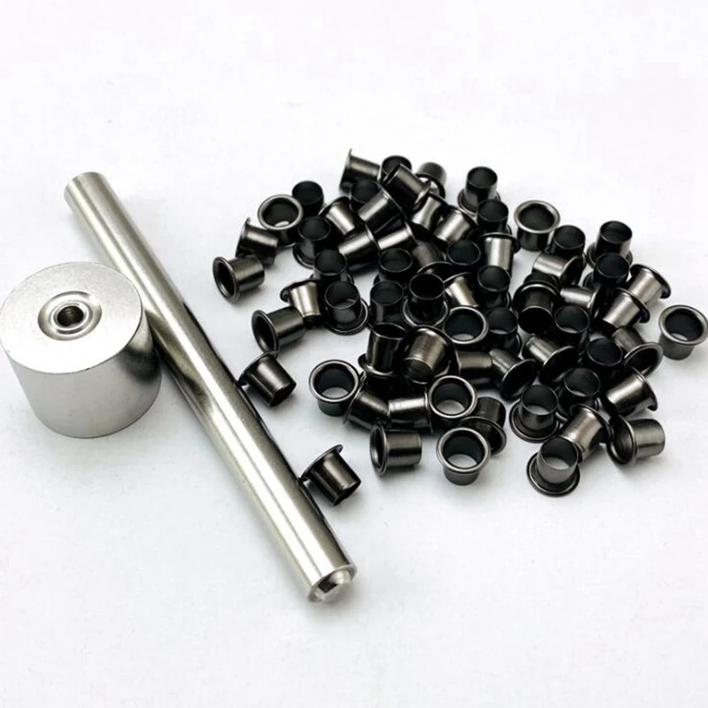 

Kydex Holster Sheath Eyelet Setting Tool Kit 7mm Eyelets Rivets Tools Knife Handle Open Hole 6.6mm Twist Drill for DIY Hand Tool