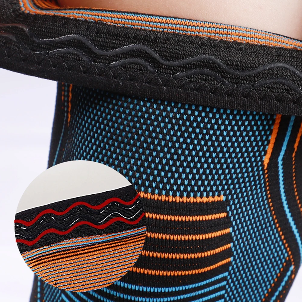 

1pc Outdoor Sports Knitted Knee Pads Breathable Cycling Running Fitness Summer Knitted Knee Pads