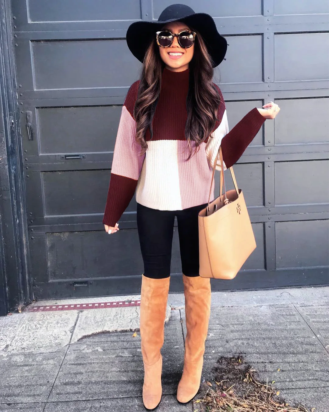 Женский свитер в европейском стиле пуловер рубашка с длинным рукавом пэчворк