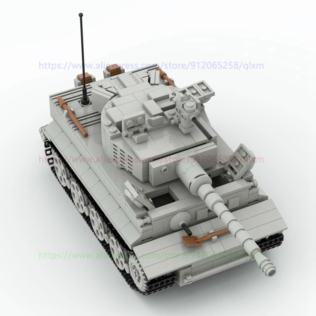 Конструктор Тигр I WW2 Военный танк игрушка для солдат фигурки оружие кирпичи