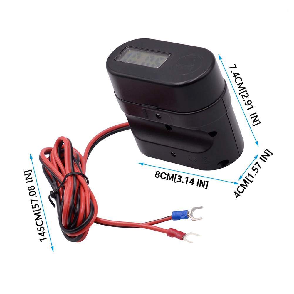 

Motorcycle 12V Cigarettes Lighter Dual USB Quick Charger Voltmeter Digital Clock Motorcycle Equipments Accessories