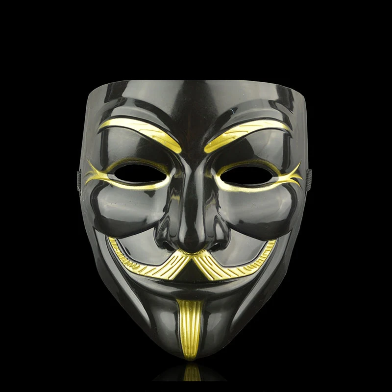 

Party Cosplay V for Vendetta Hacker Mask Anonymous Guy Fawkes Halloween Christmas Adult Kid Festive Masquerade Film Theme Mask
