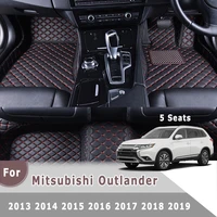 car interior accessories right hand drive rhd car floor mat for mitsubishi outlander 5 seats 2013 2014 2015 2016 2017 2018 2019