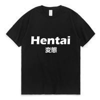 hentai ahegao anime t shirt mens womens casual fashion short sleeve loose casual t shirt everyday trend round neck tees man tops