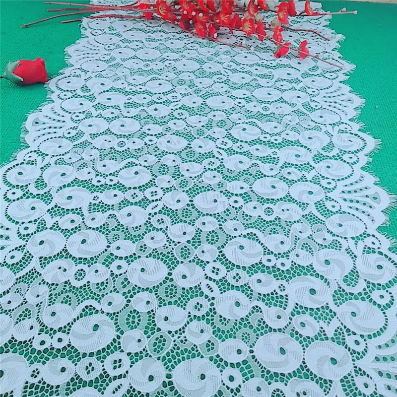 

3Meters/lot wide 46cm nylon yarn Stretch Panties Bra Lace Accessories Leather Accessories Lace Trim