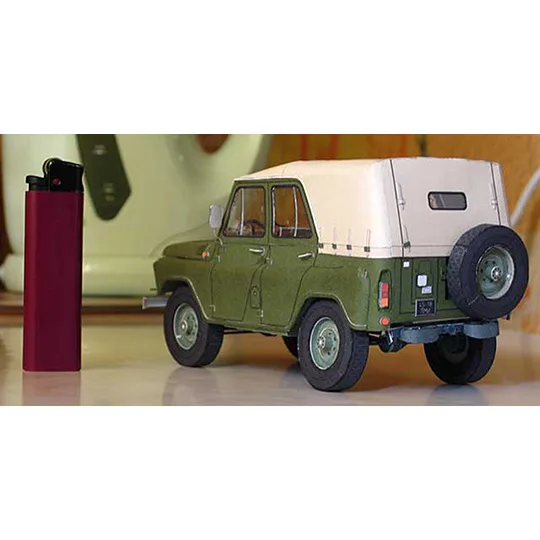 1:25 советский UAZ 469 внедорожные транспортные средства для Jeep 3D Бумага модель