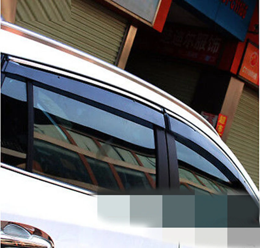 FIT FOR 13-14 TOYOTA RAV4 SIDE WINDOW RAIN DEFLECTORS GUARD VISOR WEATHERSHIELD LF1 | Автомобили и мотоциклы