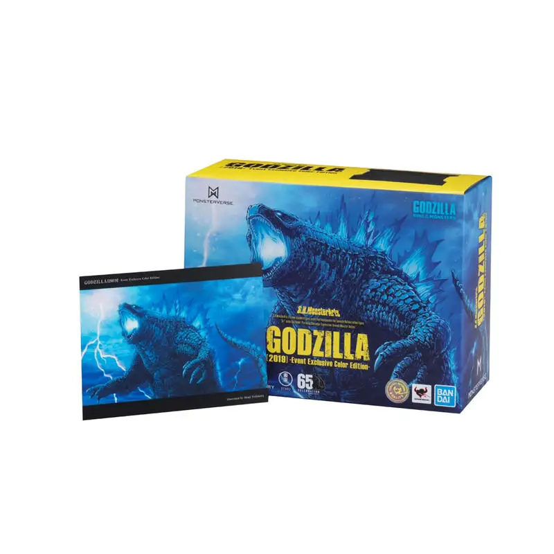 Bandai SHM GodAzillas 2 King of Monsters 2019 Godzill голубая прозрачная Ограниченная серия игрушечная
