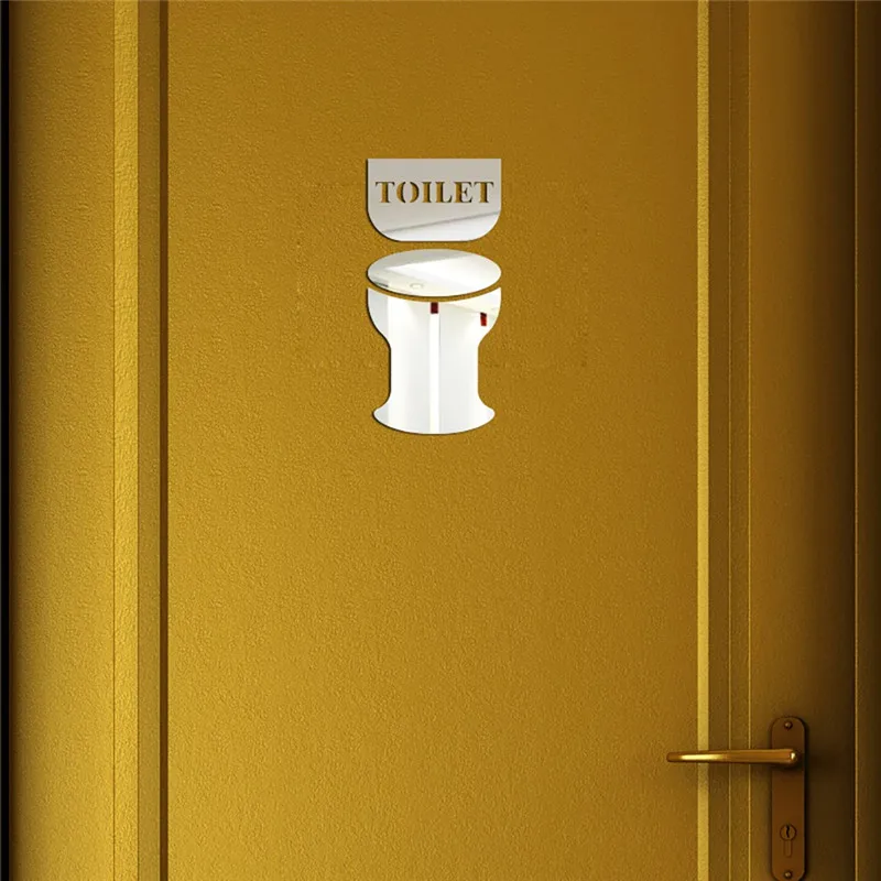 Креативные DIY модные персональные 3D зеркальные настенные наклейки ТВ фон в