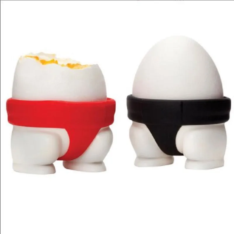 

Creative Personality Deformed Egg Silicone Sumo Holder Kitchen Gadgets 2pcs Kitchen Tools Kitchen Gadgets