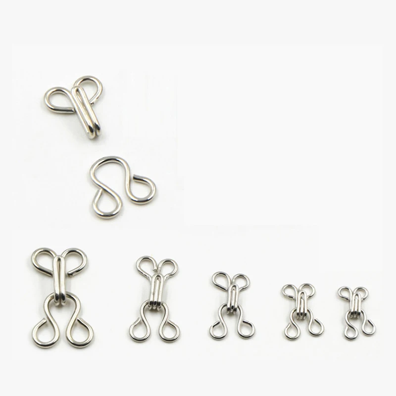 Оптовая продажа 1/2 пар/партия 0/# металлический крючок + юбка Бюстгальтер для брюк