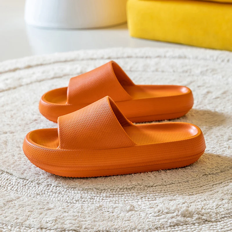 

Women Summer Fashion Slippers Slide Sandals Beach Slides High Heels Shower Slippers Soft Sole Women Men Ladies Bathroom Shoes