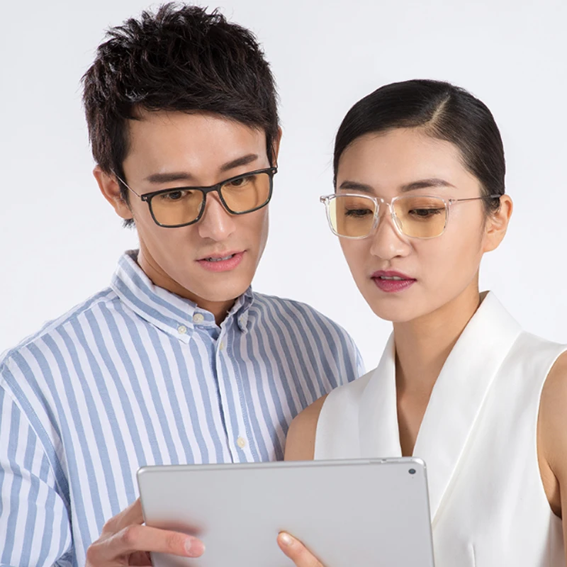 

Xiaomi Mijia 50% Anti-Blue Anti-UV Glasses Pro Fatigue Proof Eye Protector Comfortable Wear TR90 Metal Frame Goggle