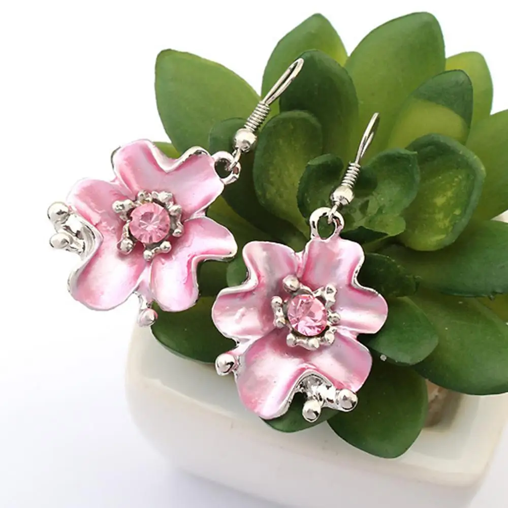 Цветочные ожерелье и сережки в виде цветка одежда для девочек костюм комплект