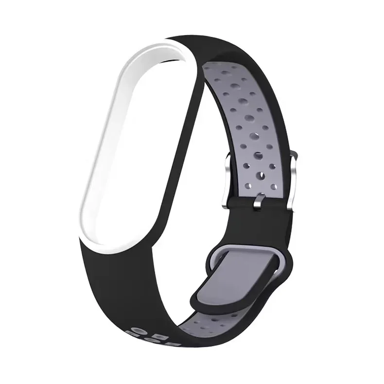 

Strap For Mi band 6 5 4 3 Strap wristband buckle breathable bracele sport strap for XiaoMi mi band 6 4 5 miband 5 miband 4 Strap