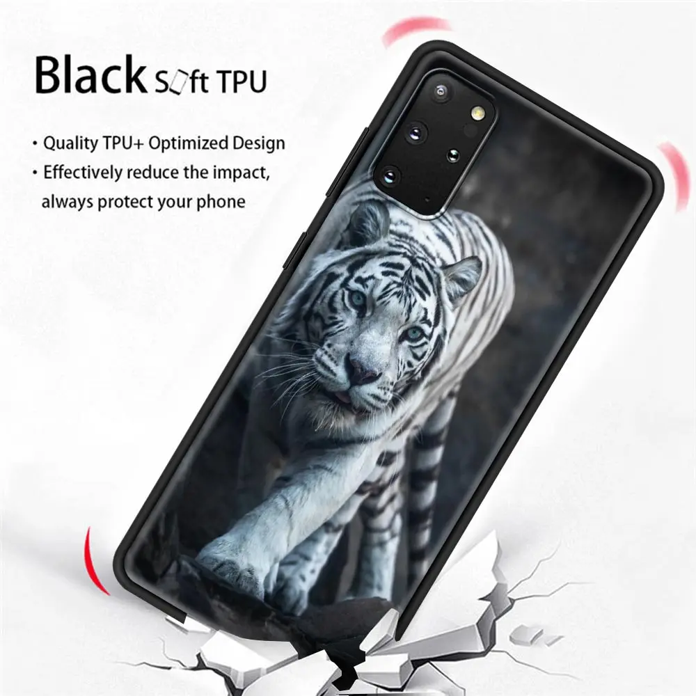 Animal Elephant Tiger Cat Dog Case for Samsung S20 FE S8 S9 S10 Plus S10e Galaxy S20 Ultra S21+ 5G S7 Smart Phone Cover Coque