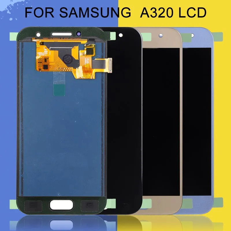 

ЖК-дисплей Catteny A3 2017 для Samsung Galaxy A320, сенсорный экран с дигитайзером в сборе, замена, бесплатная доставка