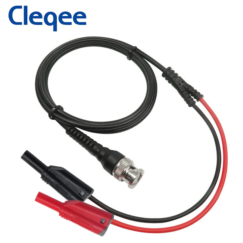 Cleqee P1010 BNC Q9 двойной 4 мм Штабелируемый заглушенный Банановый штекер с