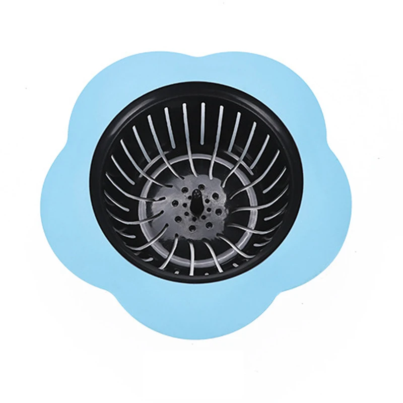 11.3cm 4 Colors Drain Hair Stopper Cover Filter Sink Strainer Silicone Bath Kitchen Shower Use*1 Anti-clogging Floor | Дом и сад