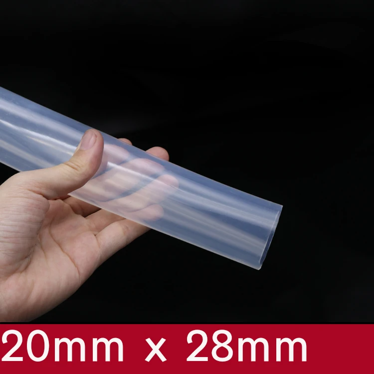 

Transparent Flexible Silicone Tube ID 20mm x 28mm OD Food Grade Non-toxic Drink Water Rubber Hose Milk Beer Soft Pipe Connect