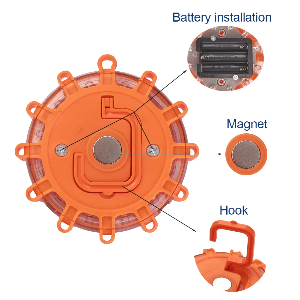 Car Emergency Strobe Flashing Warning Light Universal Outdoor Signal Alarm Lantern Hook Lamp | Автомобили и мотоциклы