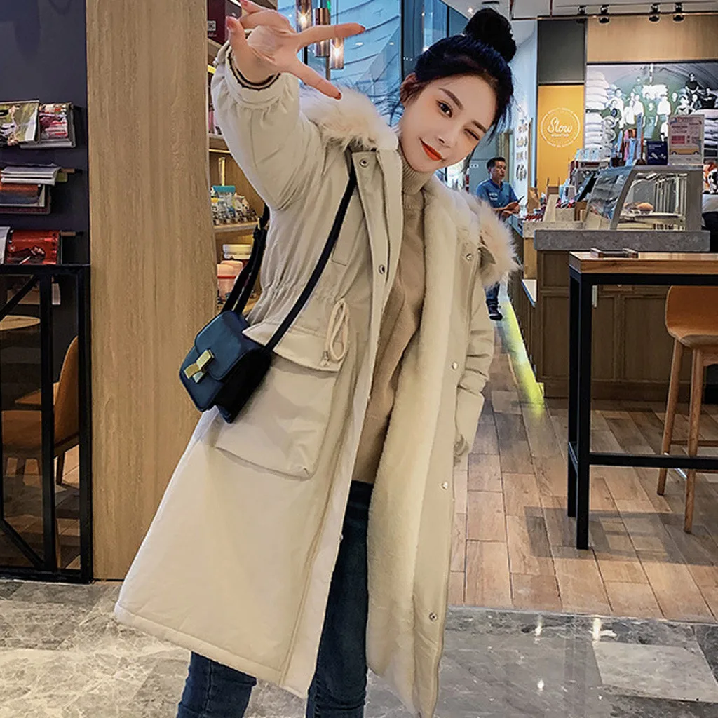 Новая мода 2019 с капюшоном Черная Женская Осенняя куртка пальто шерстяная