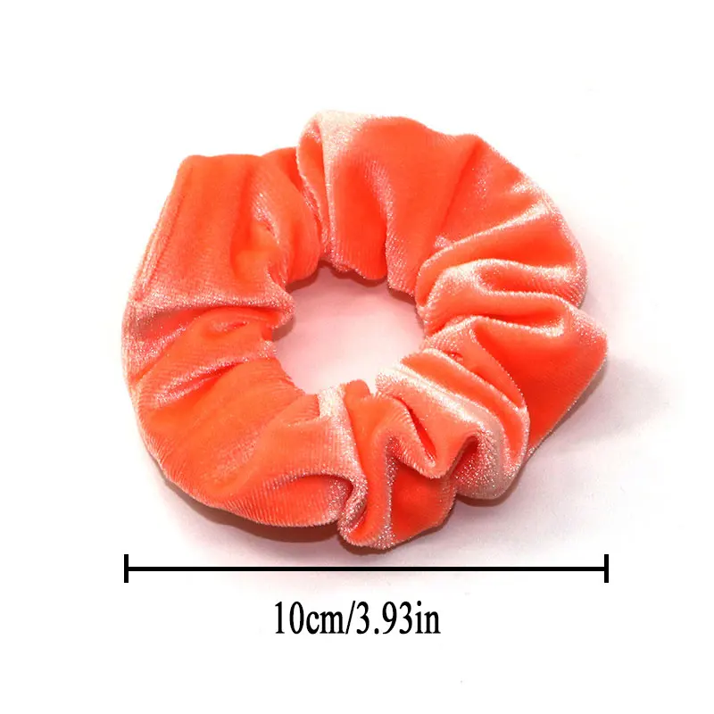 Новинка 2019 флуоресцентные цветные бархатные резинки для волос резинка