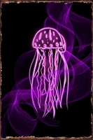 neon jelly fish metal sign tin sign tin plates wall decor room decoration retro vintage for art man cave cafe pub home club