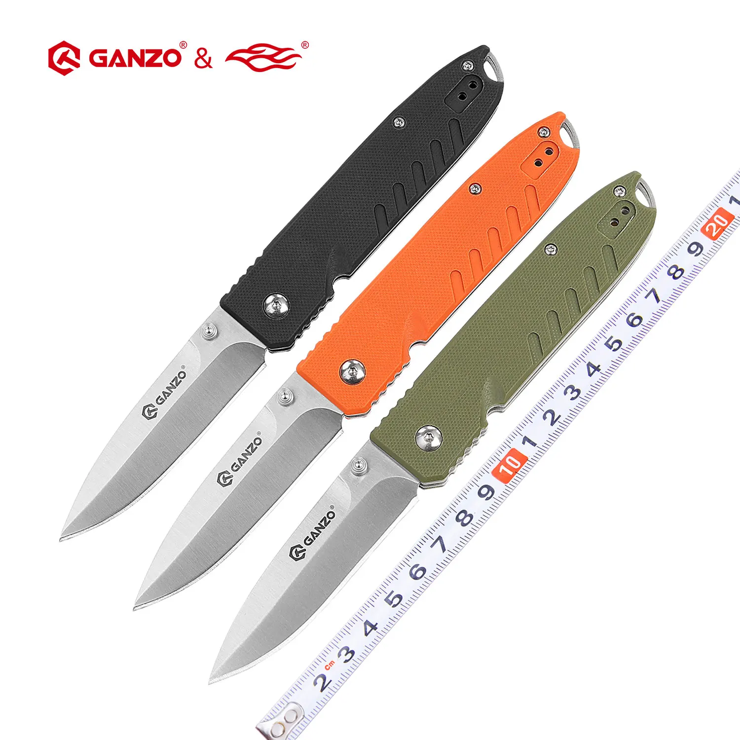 Ganzo G746 1 F746 3 жар 58 60HRC 440C лезвие G10 складной Ножи Выживание Охота карман