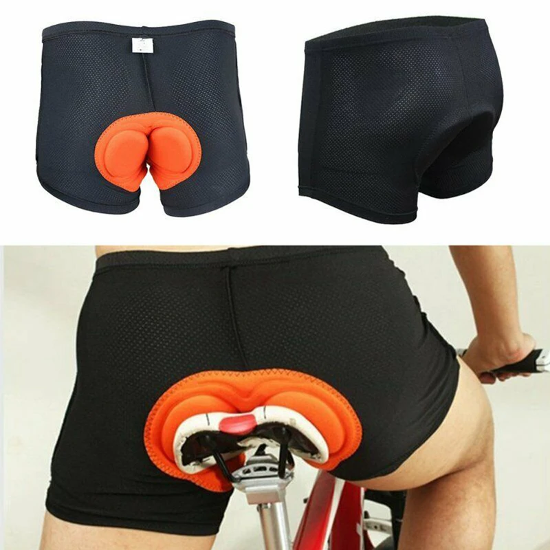 Bike Shorts Men Women Cycling Bicycle Underwear Riding with Sponge Gel 3D Padded Unisex | Спорт и развлечения