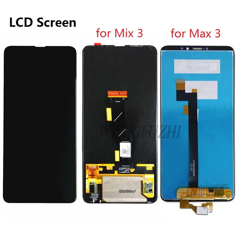 ЖК дисплей WANGFUZHI для Xiaomi Mi Mix 3 Max с сенсорным экраном и дигитайзером в сборе