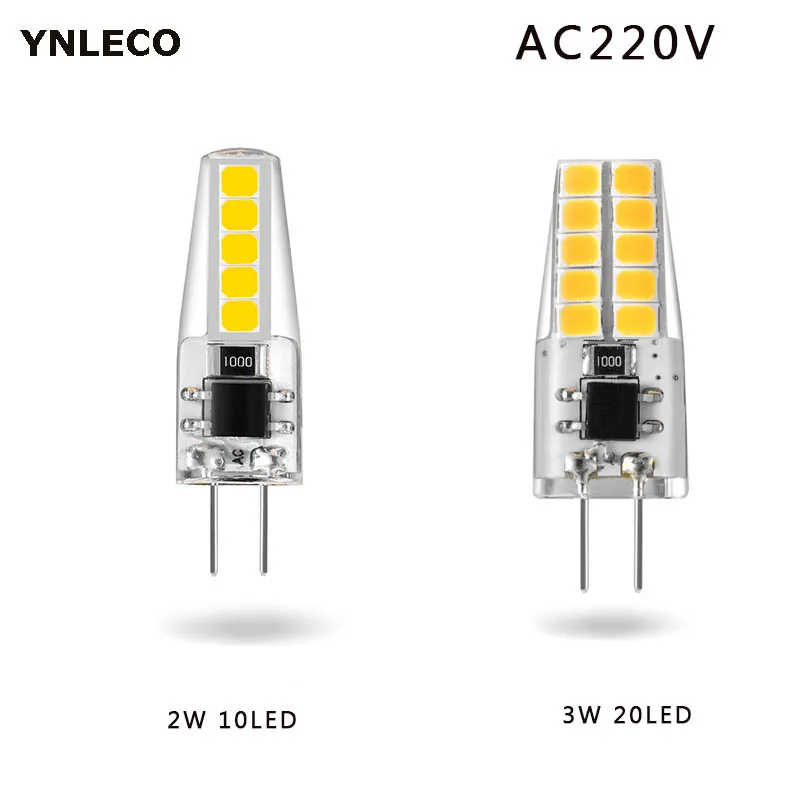 G4 LED bulb AC 220V 230V 2W 3W Lampada Lampara Lamp ampul 10led 20led 360 Beam Angle 2835SMD Replace 20W 30W Halogen |