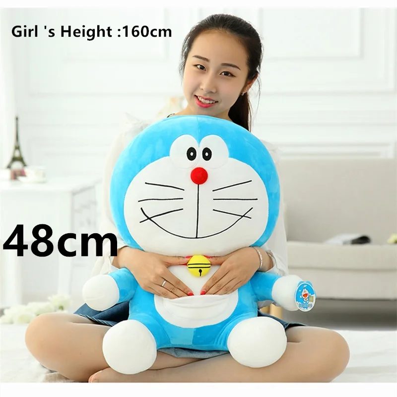 48 см Большая большая кавайная мягкая фигурка Doraemon плюшевые игрушки мягкие