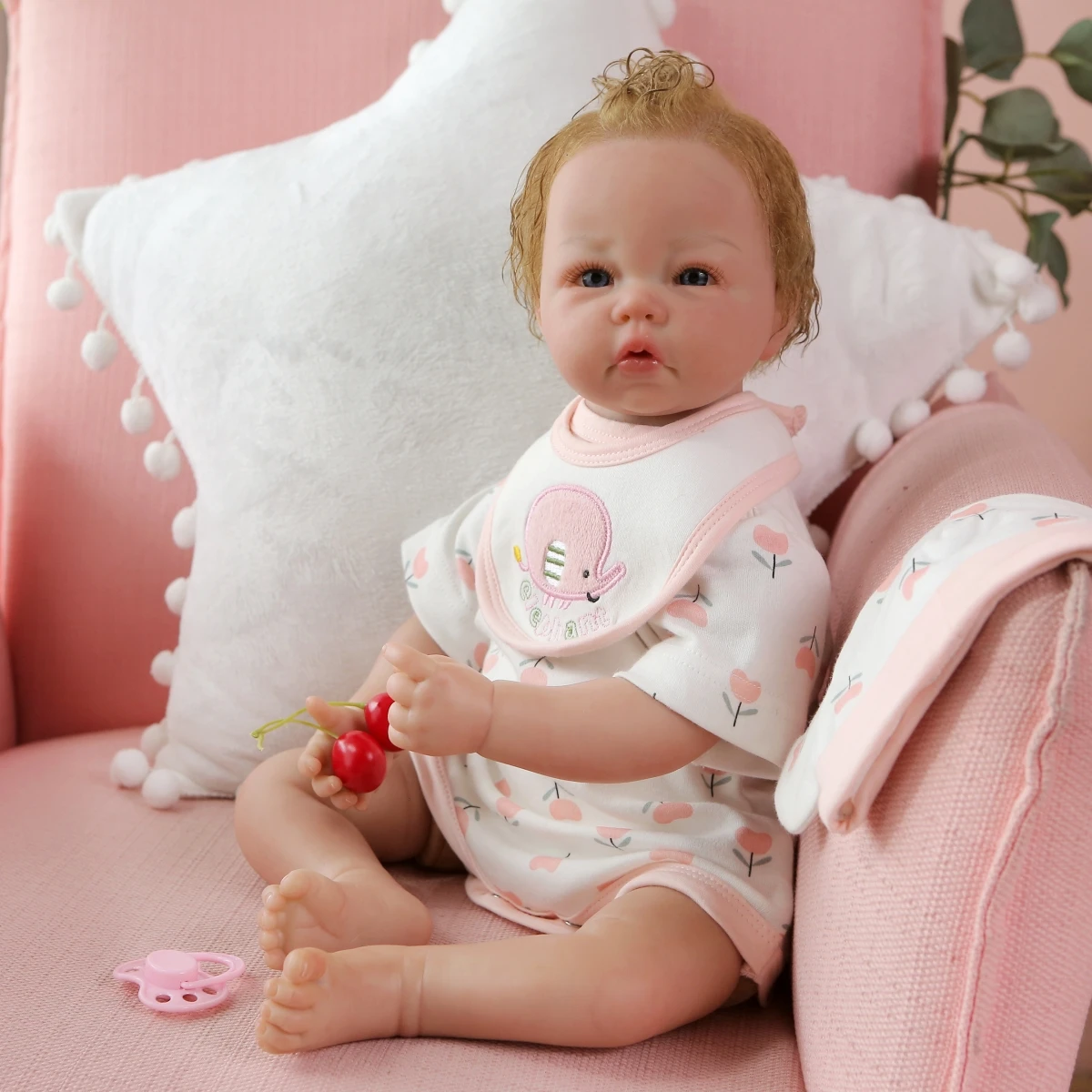 

high quality lifelike bebe doll reborn baby handmade newborn babies detailed paint by Genesis heat set paint