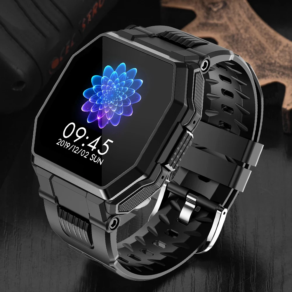 

Новинка 2021, мужские Смарт-часы с Bluetooth, монитором сердечного ритма, мониторингом сна, секундомером, шагомером, спортивный смарт-браслет + кор...