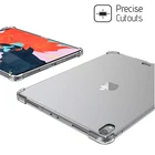 Прозрачный чехол прозрачный кремний TPU для iPad 10,2 7-го поколения Ipad Pro Air 3 10,5, чехол для планшета Ipad pro 11 2020 2018