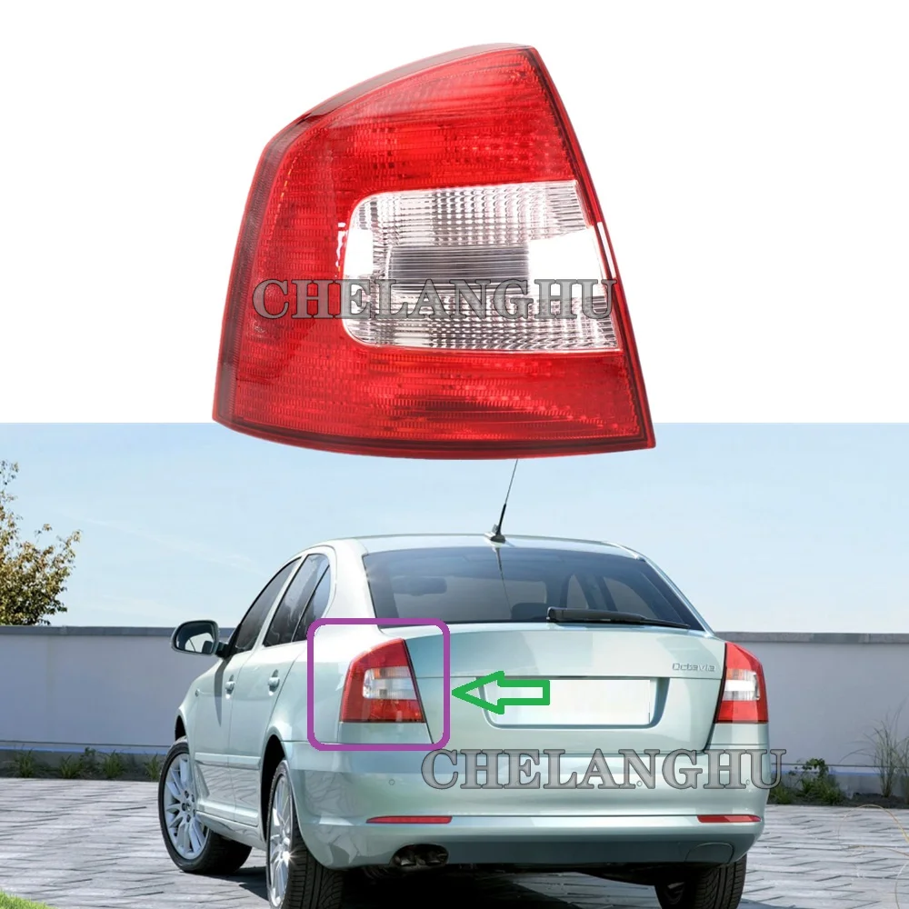 Левая БОКОВАЯ задняя фара для Skoda Octavia A5 A6 RS 2009 2010 2011 2012 2013 автомобильный Стайлинг